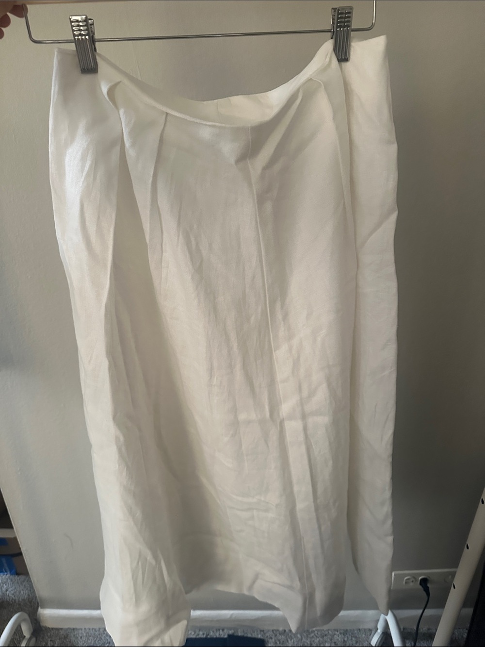 Reformation Moya Linen Two Piece Ivory - Size 8 - Picture 4 of 4